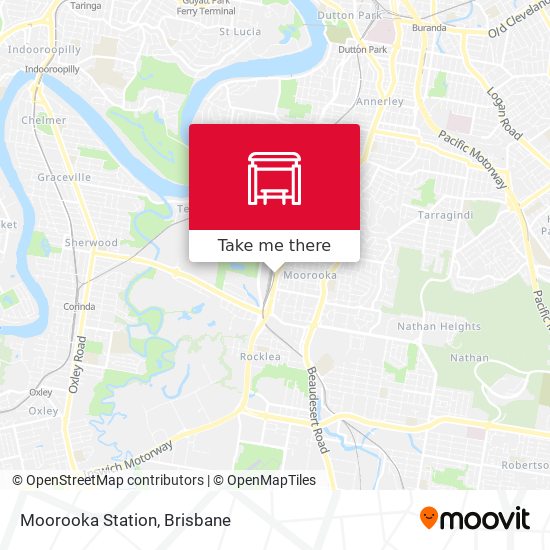 Mapa Moorooka Station