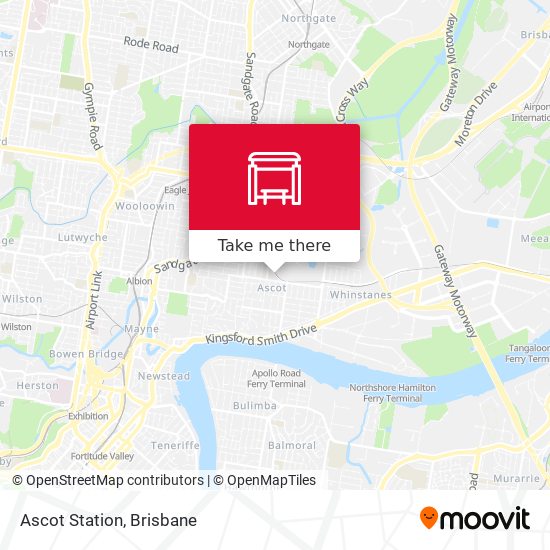 Ascot Station map