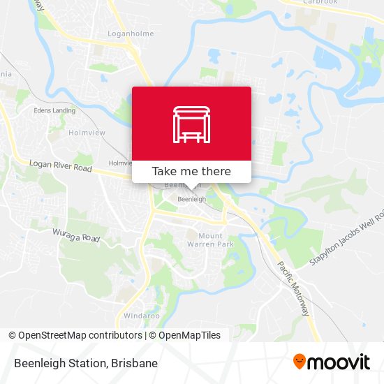 Beenleigh Station map