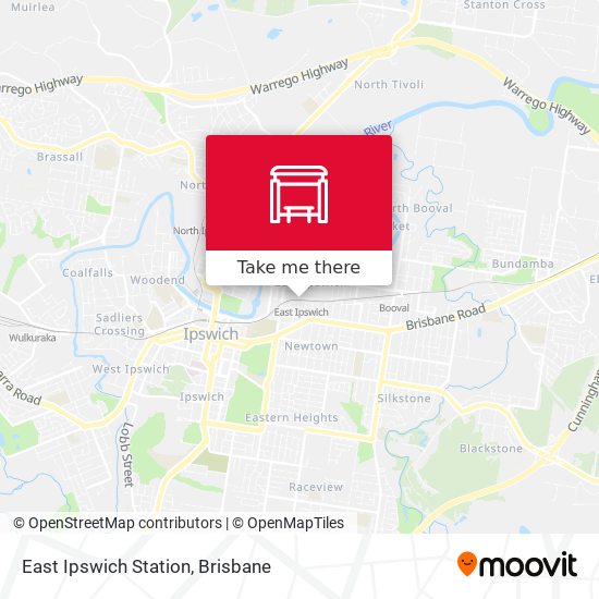 East Ipswich Station map