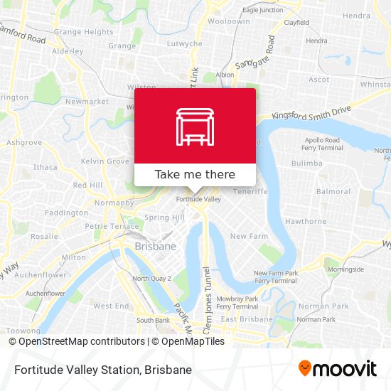 Fortitude Valley Station map