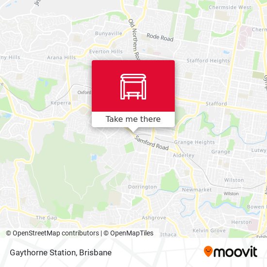 Mapa Gaythorne Station