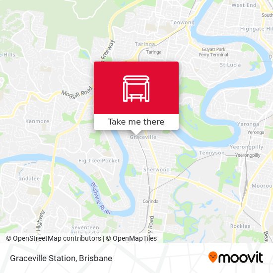 Graceville Station map