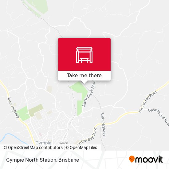 Gympie North Station map