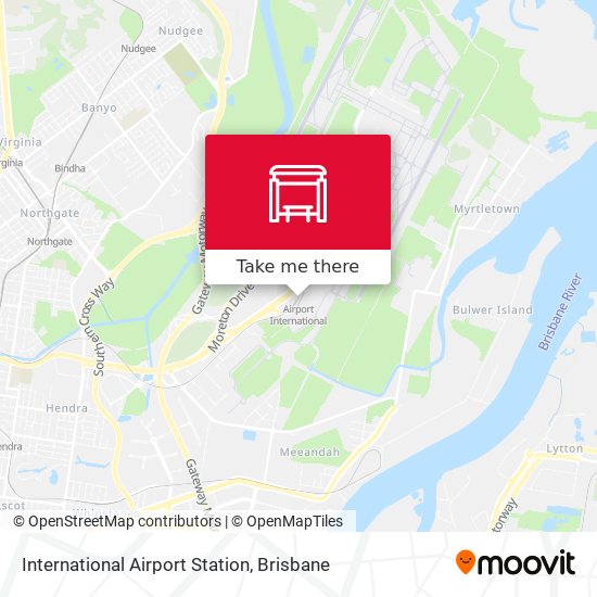 International Airport Station map