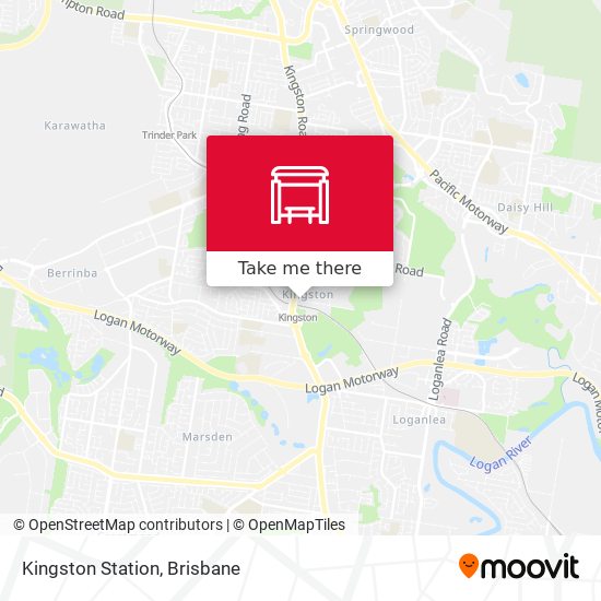 Kingston Station map