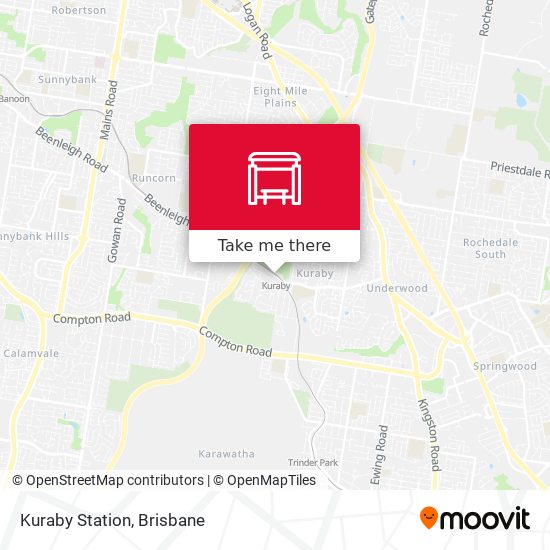Kuraby Station map