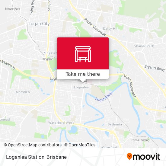 Loganlea Station map