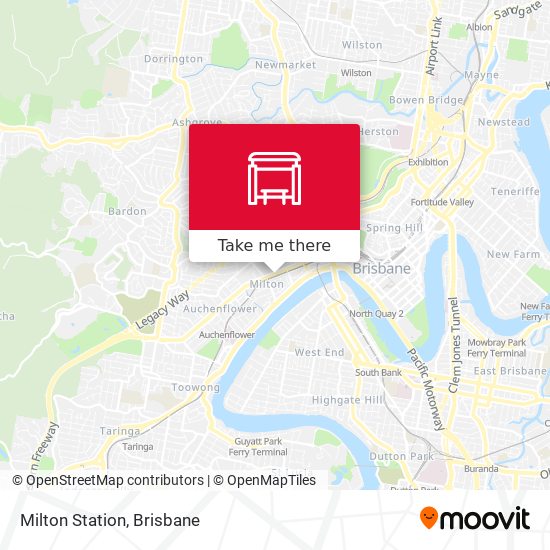 Milton Station map