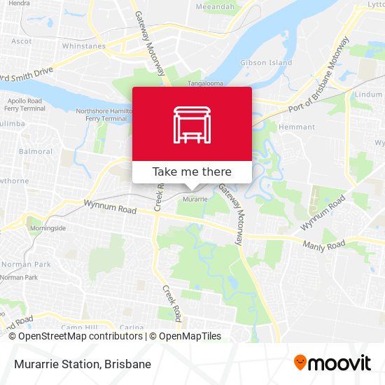 Murarrie Station map