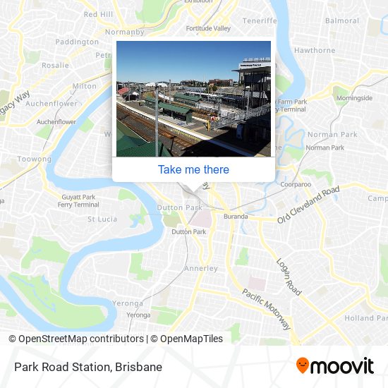 Boggo Road/Park Road Station map