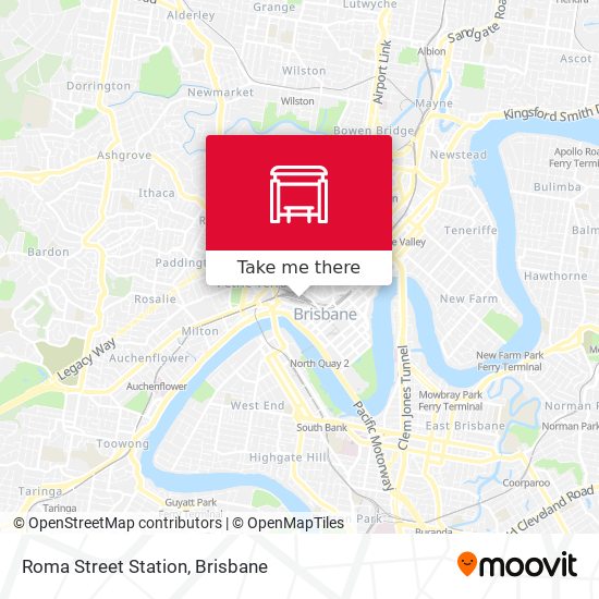 Roma Street Station map