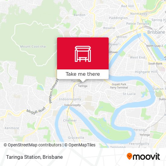 Taringa Station map