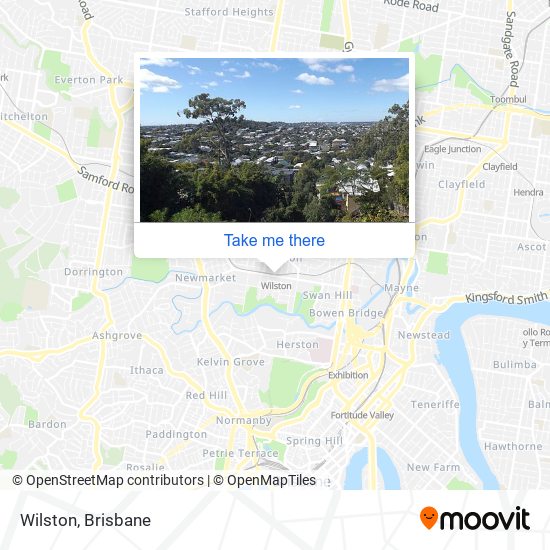 Wilston map