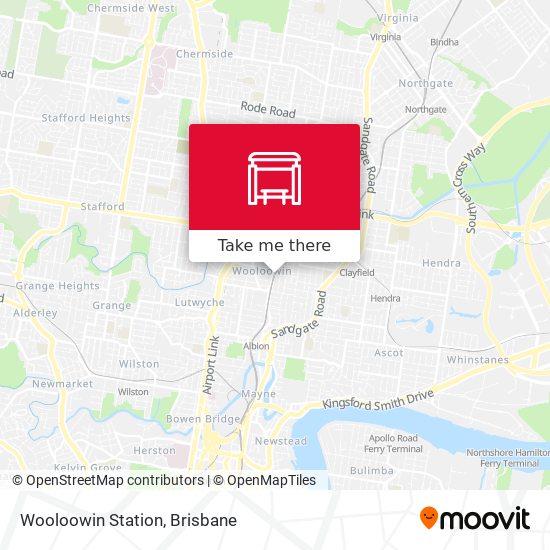 Mapa Wooloowin Station