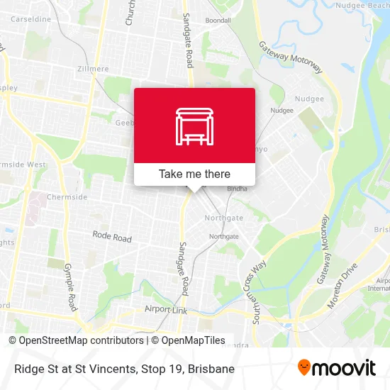 Mapa Ridge St at St Vincents, Stop 19