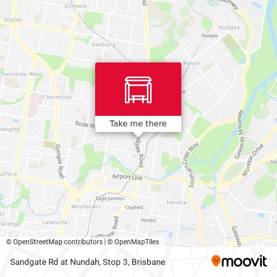 Mapa Sandgate Rd at Nundah, Stop 3