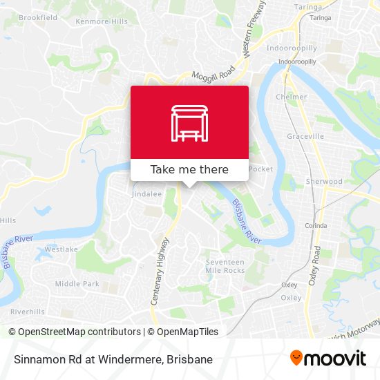 Sinnamon Rd at Windermere map