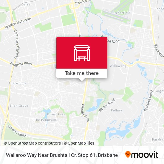 Wallaroo Way Near Brushtail Cr, Stop 61 map