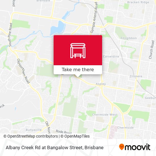Albany Creek Rd at Bangalow Street map