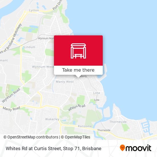 Whites Rd at Curtis Street, Stop 71 map