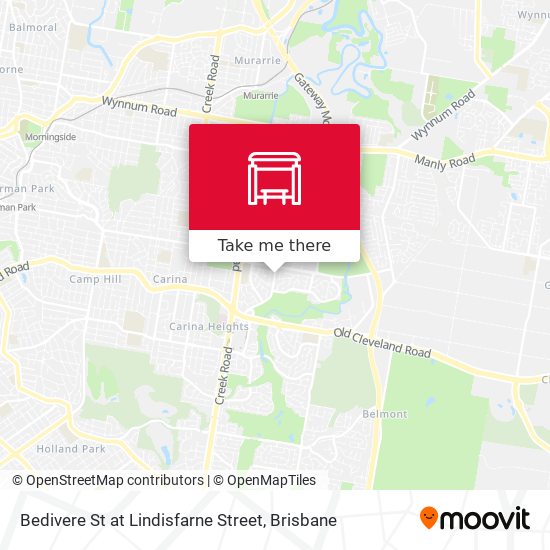 Bedivere St at Lindisfarne Street map