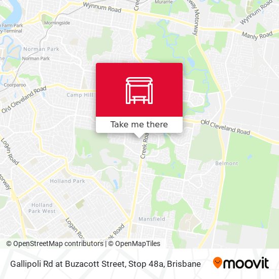 Gallipoli Rd at Buzacott Street, Stop 48a map