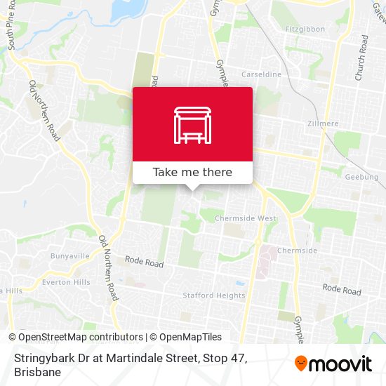 Stringybark Dr at Martindale Street, Stop 47 map