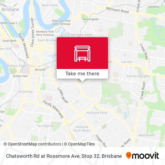 Chatsworth Rd at Rossmore Ave, Stop 32 map