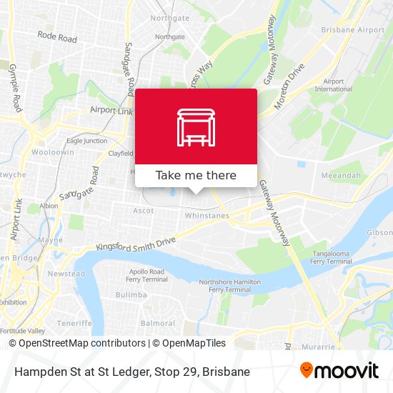 Hampden St at St Ledger, Stop 29 map