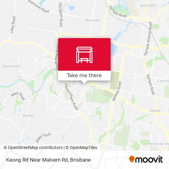 Keong Rd Near Malvern Rd map