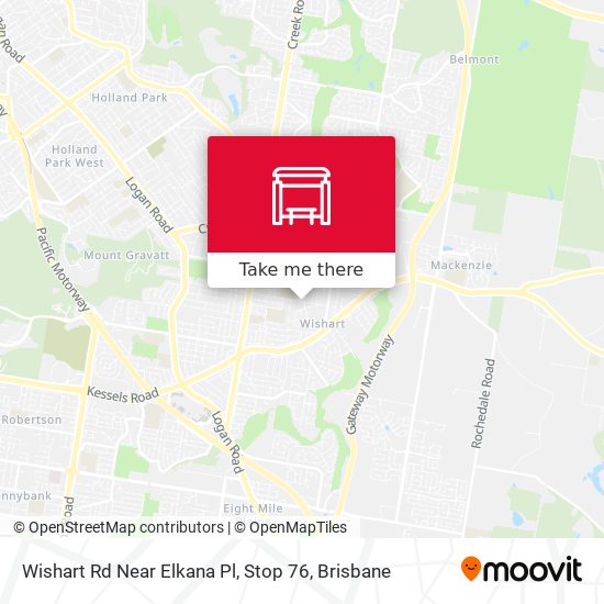 Wishart Rd Near Elkana Pl, Stop 76 map