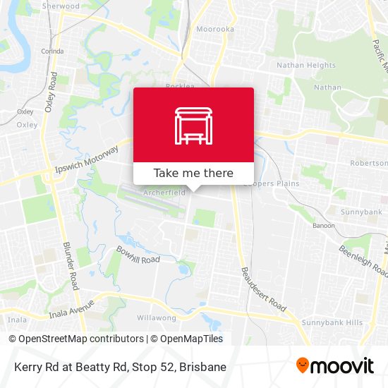 Kerry Rd at Beatty Rd, Stop 52 map