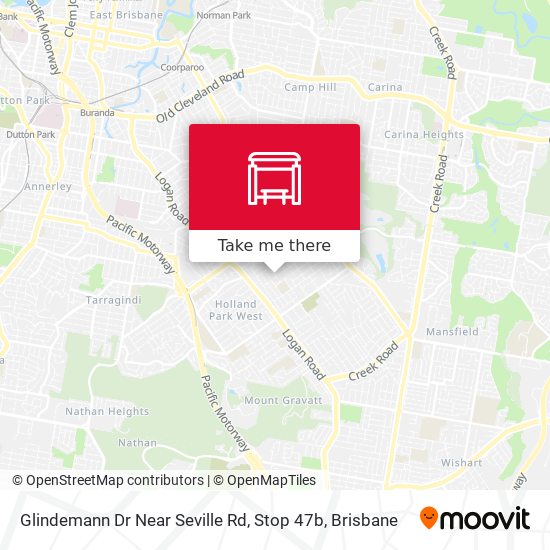 Glindemann Dr Near Seville Rd, Stop 47b map