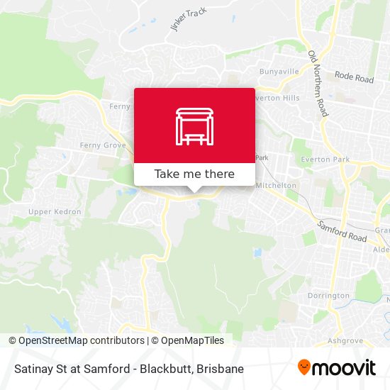 Satinay St at Samford - Blackbutt map