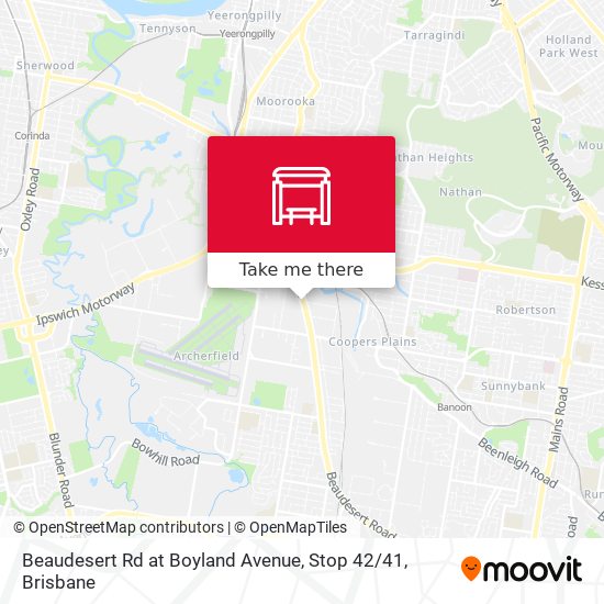 Beaudesert Rd at Boyland Avenue, Stop 42 / 41 map