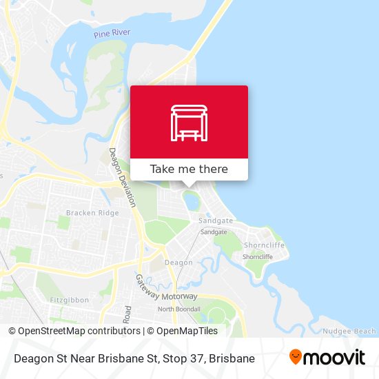 Deagon St Near Brisbane St, Stop 37 map