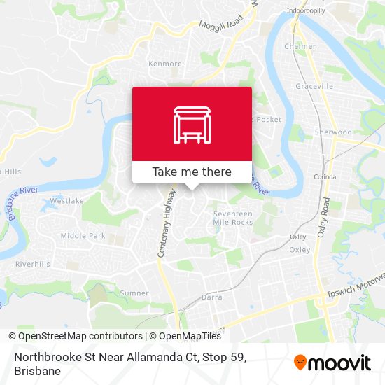 Northbrooke St Near Allamanda Ct, Stop 59 map