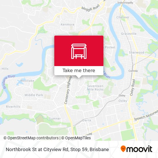 Northbrook St at Cityview Rd, Stop 59 map