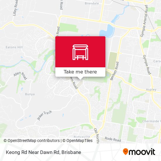 Keong Rd Near Dawn Rd map