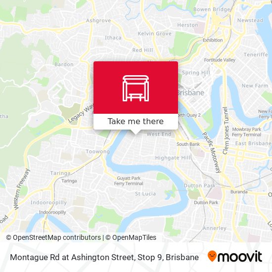 Montague Rd at Ashington Street, Stop 9 map