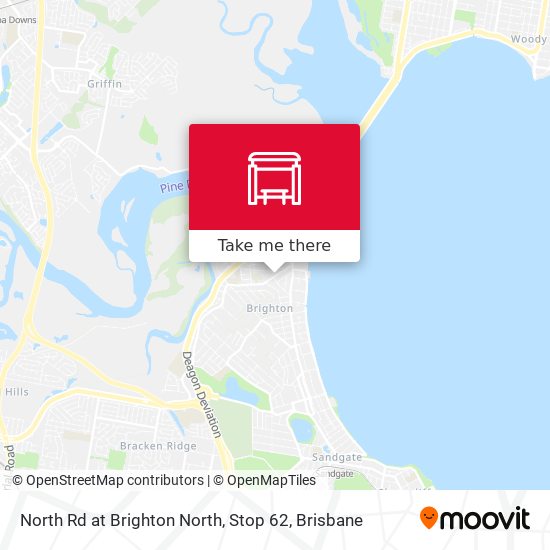 North Rd at Brighton North, Stop 62 map
