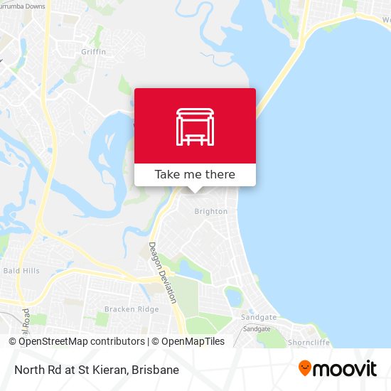 North Rd at St Kieran map