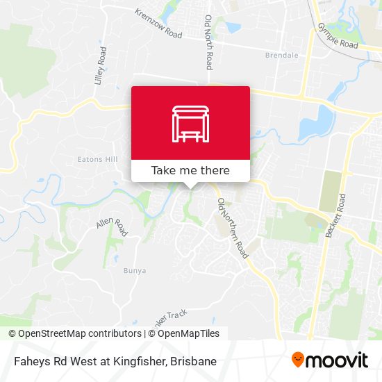 Faheys Rd West at Kingfisher map