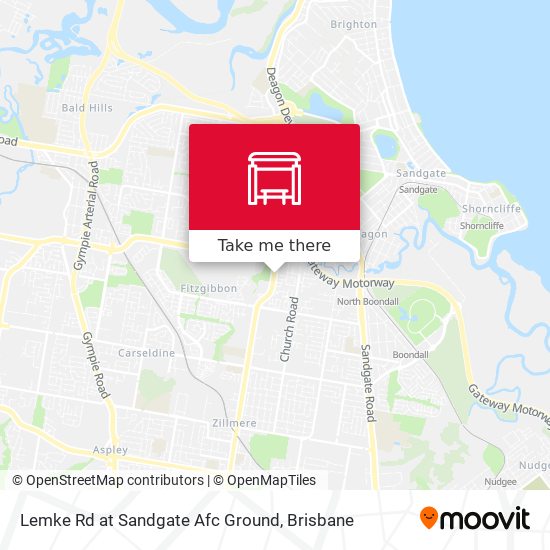 Lemke Rd at Sandgate Afc Ground map
