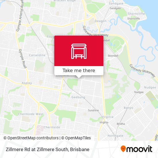 Zillmere Rd at Zillmere South map