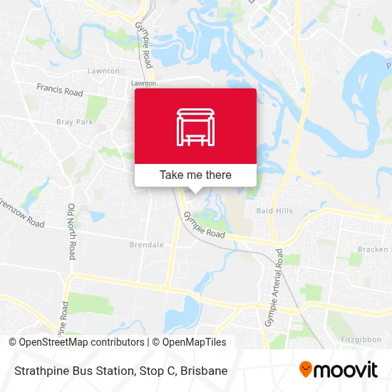 Mapa Strathpine Bus Station, Stop C