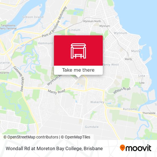 Mapa Wondall Rd at Moreton Bay College