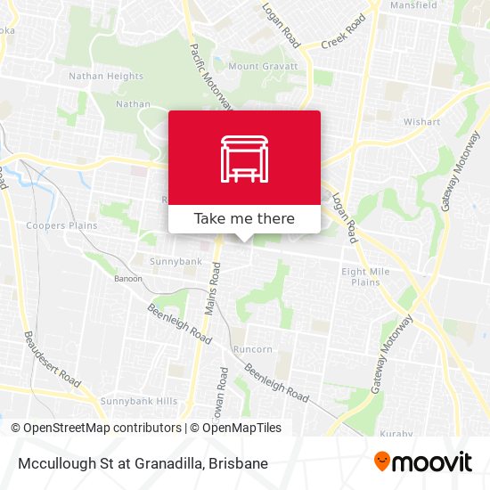 Mccullough St at Granadilla map