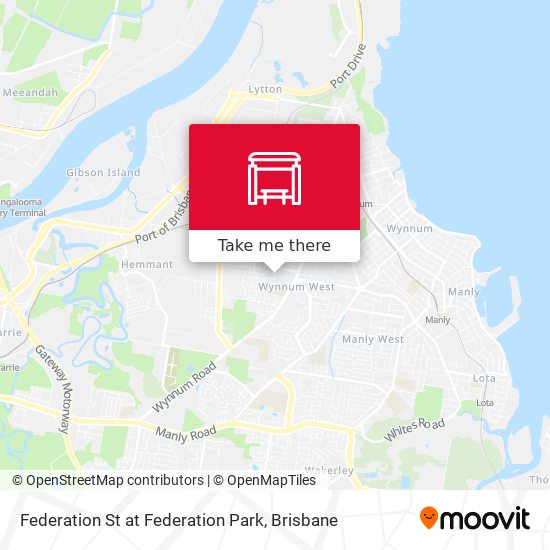 Federation St at Federation Park map